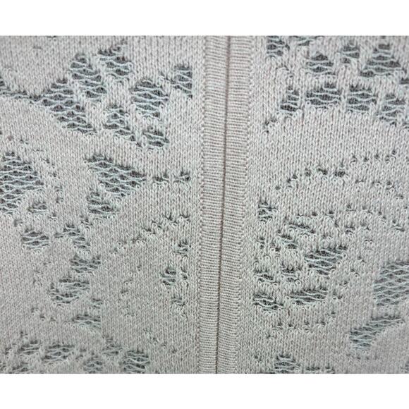 Women's Chelsea28 Nordstrom Pink Lace Design Knit Sweater Small - Picture 3 of 3